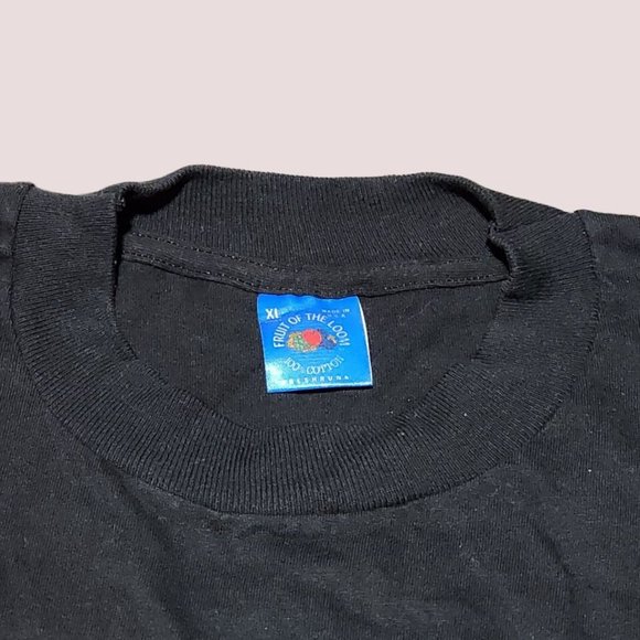 VTG Unbeatable Wheatables Country Tour '94 Black T-Shirt Made in USA Keebler XL - Picture 2 of 8
